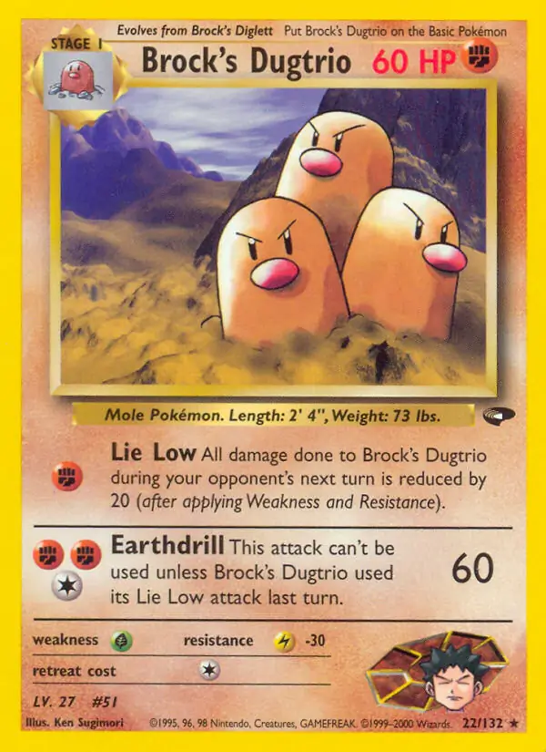 Brock's Dugtrio