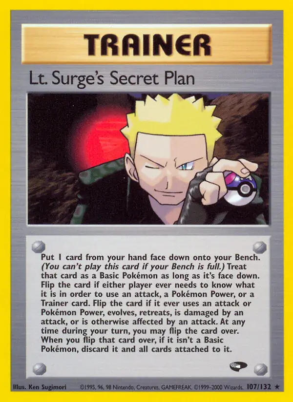 Lt. Surge's Secret Plan