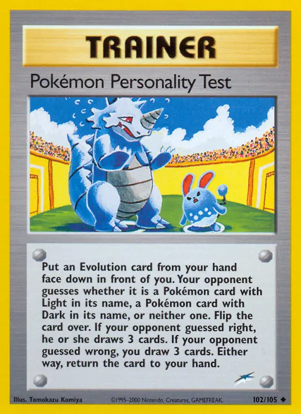 Pokemon Personality Test