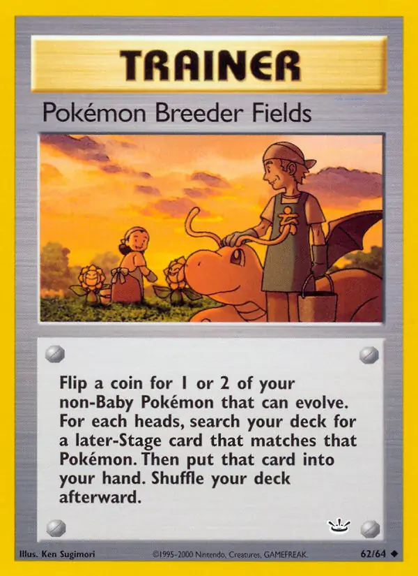 Pokemon Breeder Fields