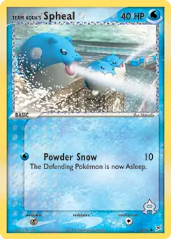 Team Aqua's Spheal