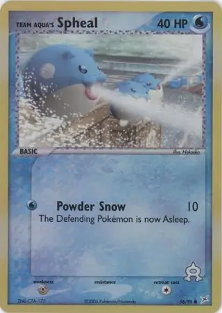 Team Aqua's Spheal