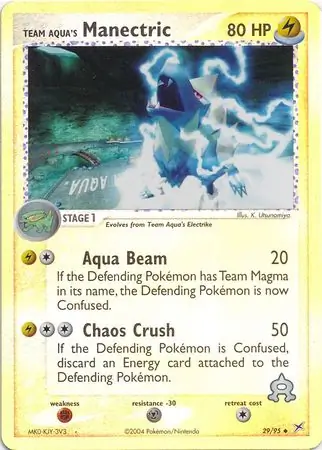 Team Aqua's Manectric