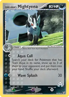 Team Aqua's Mightyena