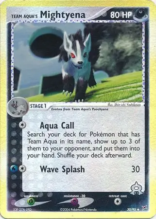 Team Aqua's Mightyena