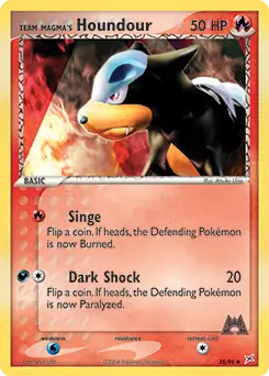 Team Magma's Houndour