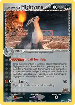 Team Magma's Mightyena