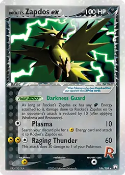 Rocket's Zapdos EX