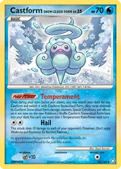 Castform Snow-Cloud Form