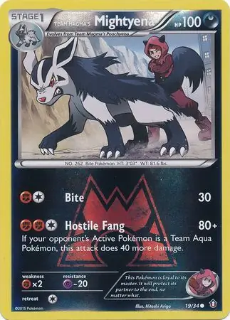 Team Magma's Mightyena