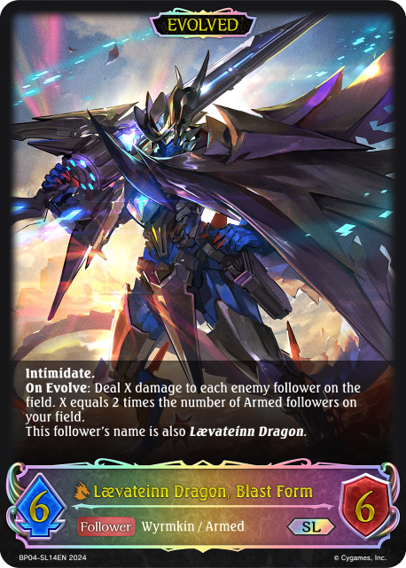Lævateinn Dragon, Blast Form