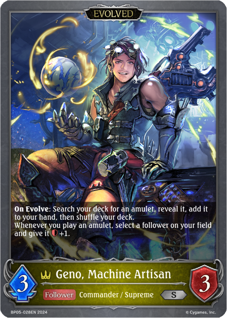 Machine Artisan, Geno