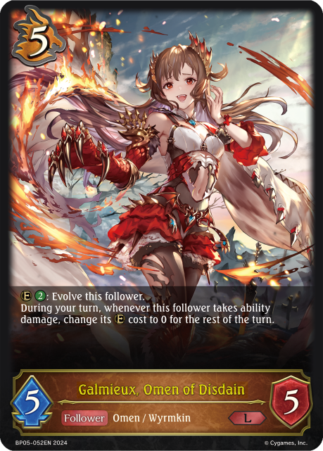Galmieux Omen of Disdain