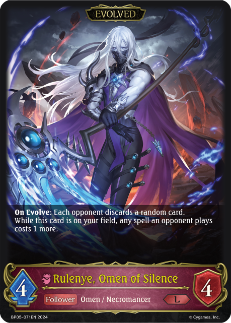 Rulenye Omen of Silence