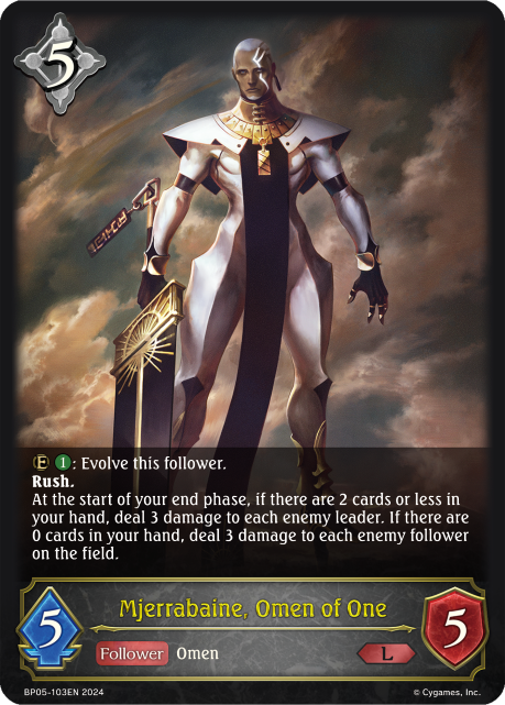 Mjerrabaine Omen of One