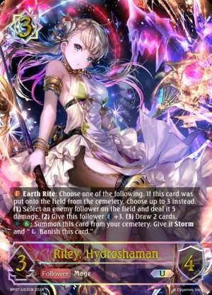 Riley, Hydroshaman
