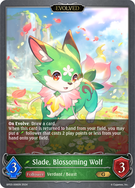 Slade, Blossoming Wolf