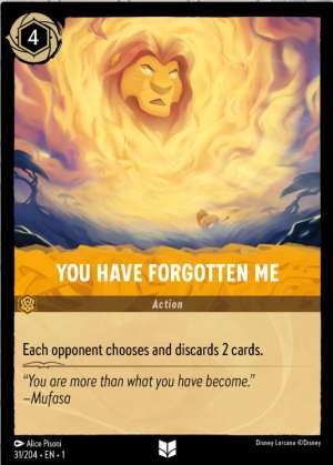 You Have Forgotten Me