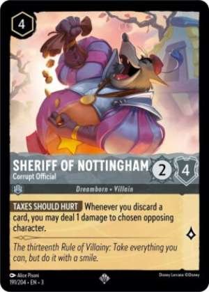 Sheriff Of Nottingham – Corrupt Official
