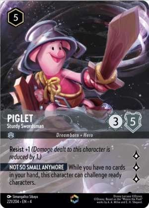 Piglet – Sturdy Swordsman – Enchanted