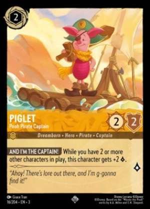 Piglet – Pooh Pirate Captain