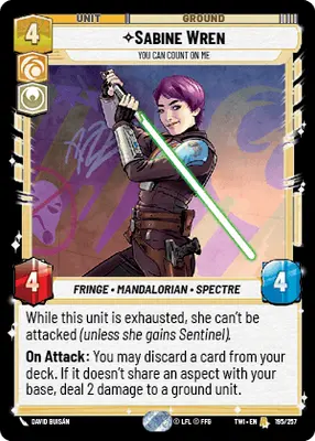 Sabine Wren, You Can Count On Me