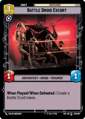 Battle Droid Escort