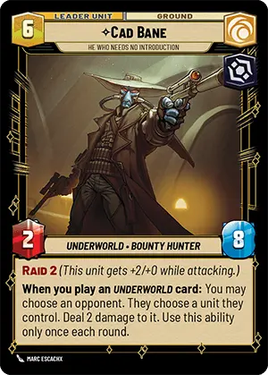 Cad Bane He Who Needs No Introduction