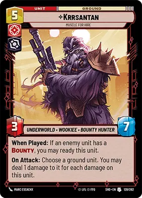 Krrsantan, Muscle for Hire