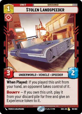 Stolen Landspeeder