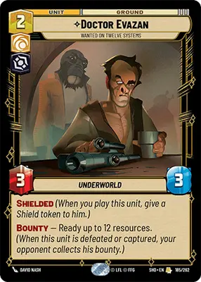 Doctor Evazan, Wanted on Twelve Systems