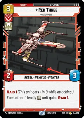 Red Three Unstoppable