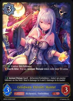 Ceridwen, Eternity Hunter