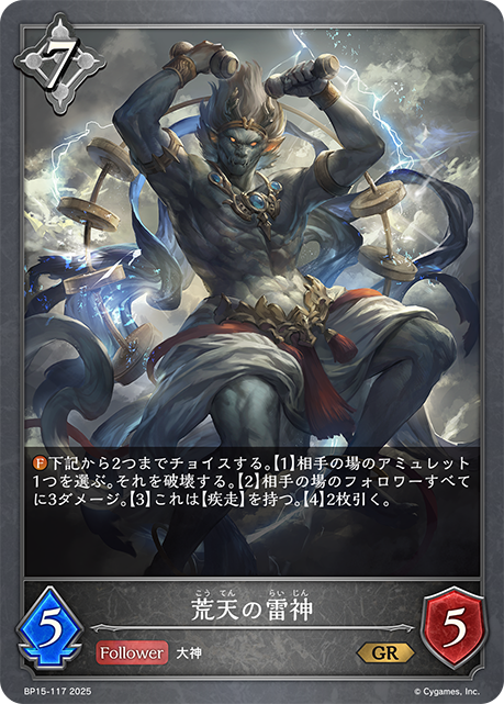 Thunder God of the Stormy Heavens