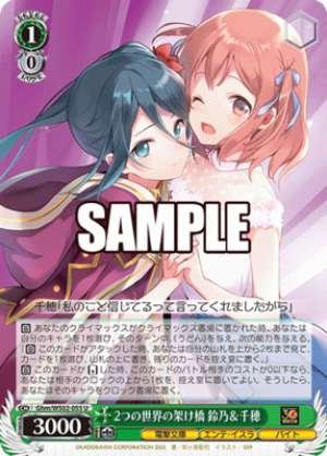 Suzuno & Chiho, Connecting the Two Worlds