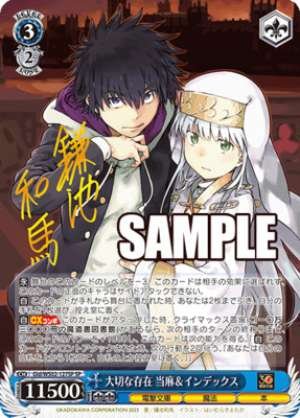 Touma & Index, Important One