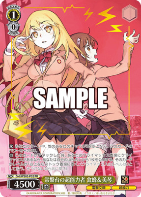 Tokiwadai's superpowers: Gobo and Mikoto.