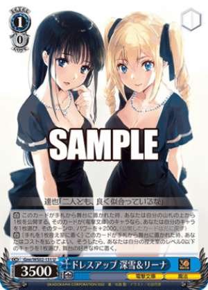 Miyuki & Lina, Dressed Up