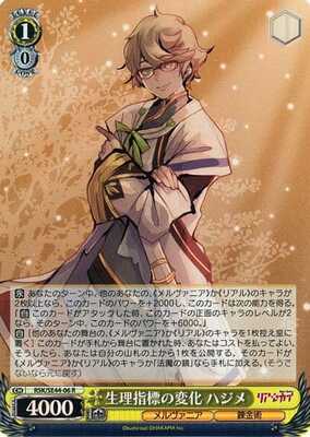 Changes in physiological indicators Hajime