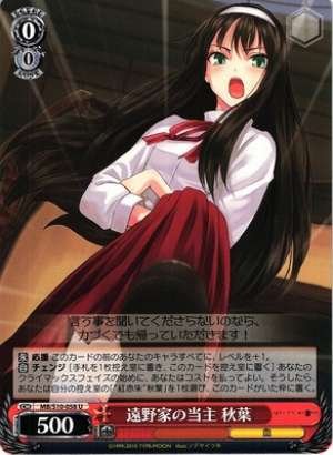 Akiha, Head of the Tohno Household