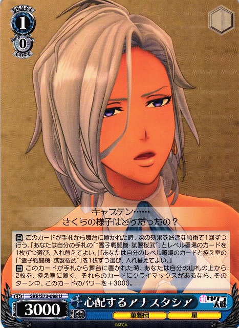 Anastasia, Worried