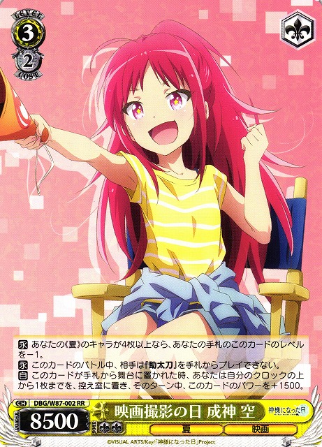 Sora Narukami, Day of Filming