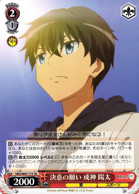 Youta Narukami, Wish of Determination