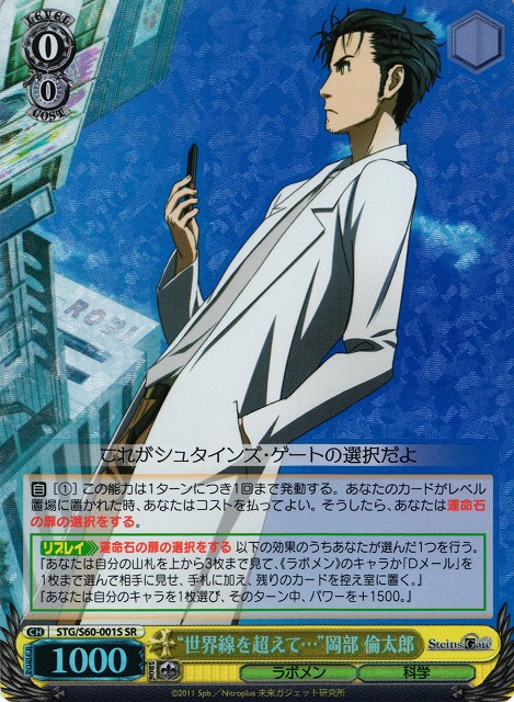 "Crossing the Timeline..." Rintarou Okabe