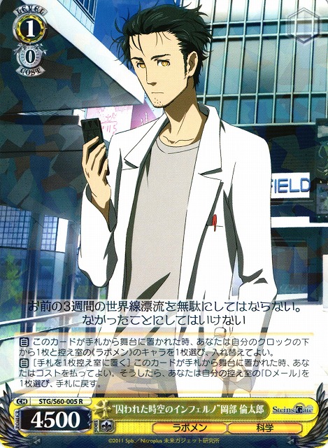"Inferno of the Trapped Time-space" Rintarou Okabe