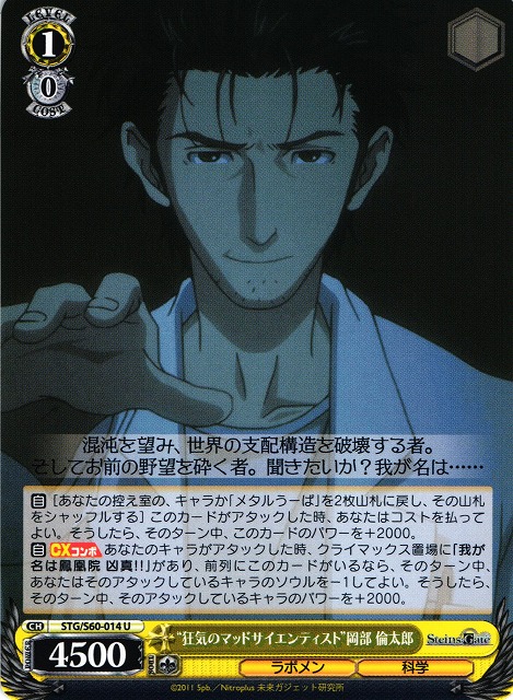 "Crazy Mad Scientist" Rintarou Okabe