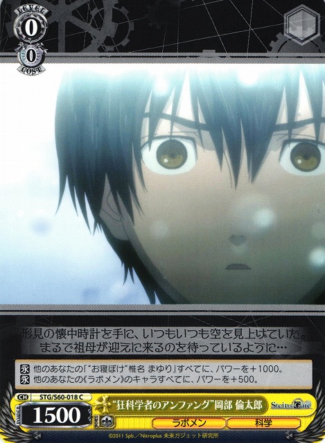 "Anfang of the Mad Scientist" Rintarou Okabe