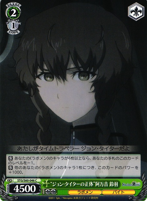 "John Titor's Actual Identty" Suzuha Amane