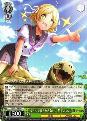 Miiko Takeshita, Paddle Through The Waves