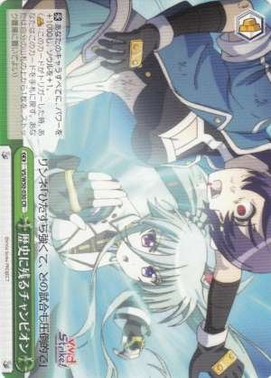 Champion Who Goes Down in History